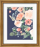 Framed 'Blooming Delight II' border=