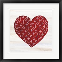 Framed Rustic Valentine Heart IV