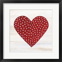 Framed Rustic Valentine Heart I