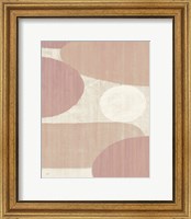 Framed 'Costa del Sol I Blush' border=