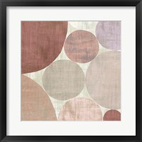 Circulation II v2 Blush Framed Print