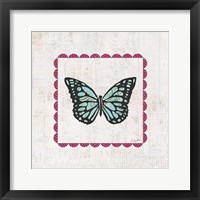 Framed 'Butterfly Stamp Bright' border=