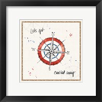 Framed 'Coastal Buoys V' border=