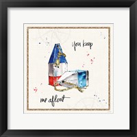 Coastal Buoys VI Framed Print