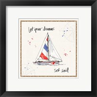 Framed 'Coastal Buoys III' border=