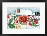 Framed Classic Snowmen III