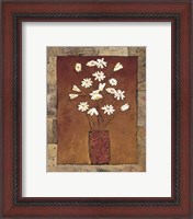 Framed 'Blooms in Border IV' border=