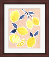 Framed 'Lemon Love I' border=