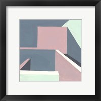 Framed 'Shadow of the Walls III' border=