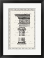 Column Overlay II Framed Print