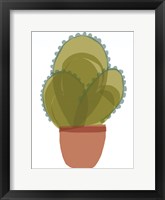 Mod Cactus I Framed Print