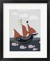 Oceans Ahoy II Framed Print