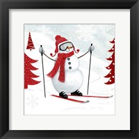 Snow Day I Framed Print