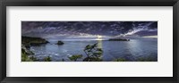 Framed Cape Flattery Island Sunset