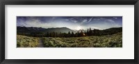 Framed Yellowstone Landscape