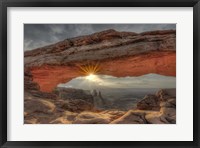 Framed Mesa Arch Sunburst