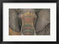 Framed Tattooed Elephant