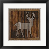 Deer Silhouette II Framed Print