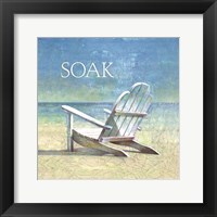 Coastal Soak Framed Print