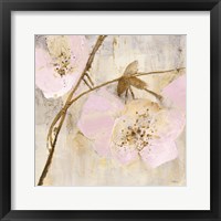 Framed 'Elegance II Pink' border=