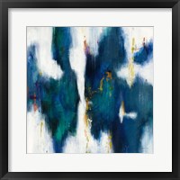 Blue Texture I Framed Print