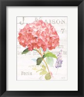 Framed 'Maison des Fleurs VI' border=