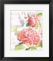 Framed 'Maison Des Fleurs IV' border=