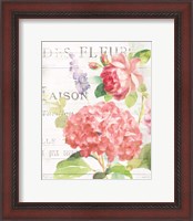 Framed 'Maison Des Fleurs IV' border=