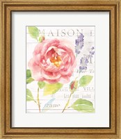 Framed 'Maison Des Fleurs III' border=