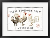 Framed Free Range Fresh I