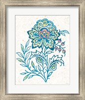 Framed 'Kala Flower IV' border=