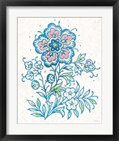 Framed 'Kala Flower III' border=