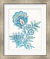 Framed 'Kala Flower II' border=