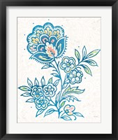 Framed 'Kala Flower II' border=