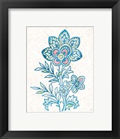 Framed 'Kala Flower I' border=