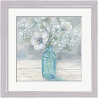 Framed 'Vintage Jar Bouquet II' border=