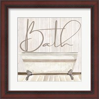 Framed 'Rustic Bath II Bath' border=