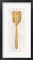 Vintage Kitchen Wooden Spatula Framed Print