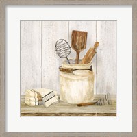 Framed 'Vintage Kitchen I' border=