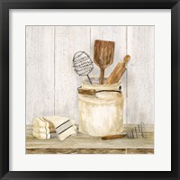 Framed 'Vintage Kitchen I' border=