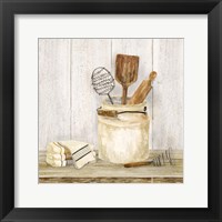 Framed 'Vintage Kitchen I' border=