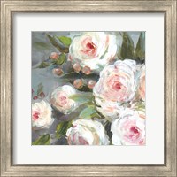 Framed 'Pink Blooms I' border=