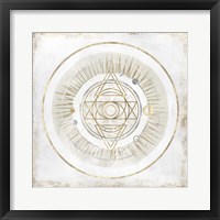 Golden Galaxy III Framed Print