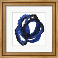 Framed 'Eternal Indigo II' border=