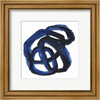 Framed 'Eternal Indigo III' border=