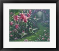 Framed Hummingbird Haven