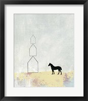 Framed Horse and Home