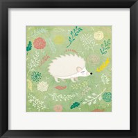 Woodland Hedgehog Framed Print