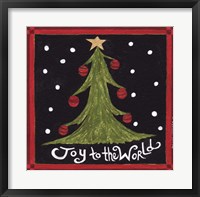 Joy to the World Framed Print