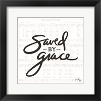 Framed Saved by Grace